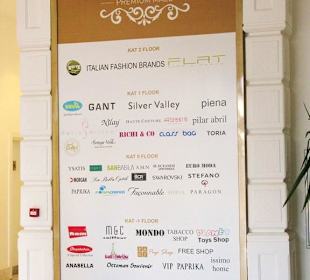 Antalium Premium Mall gegenüber Hotel Royal Wings