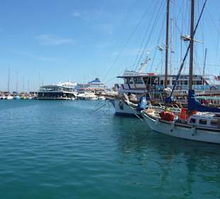 Am alten Hafen von Rhodos