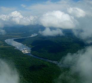 Anflug auf Canaima