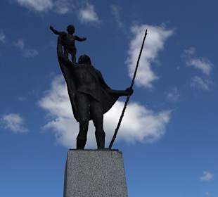 Schaukelweg an der Donau