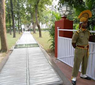 Ort des Weges,an dem Indira Gandhi ermordet wurde