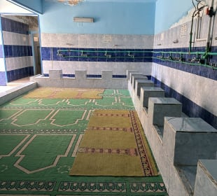 Waschbecken zum waschen in der Moschee 