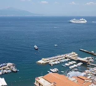 Marina Grande in Sorrento Blick von der via Capo
