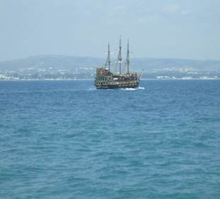Ausflug mit Piratenschiff