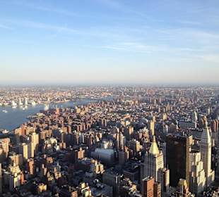 Ausblick über New York City