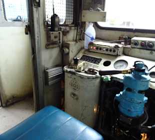 Führerstand der Lok