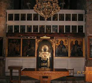 Altar in der Kirche Panayia Chrysopolitessa