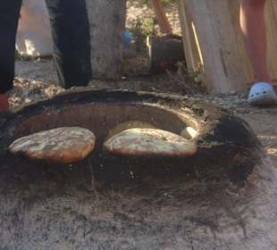 Brot backen bei den Beduinen