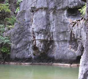 Felsen in der Small Lagoon