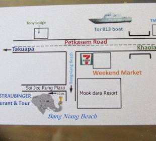 Standort gegenüber Mukdara-Hotel