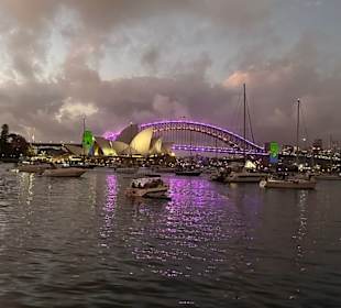 Opera House und Harbour Bridge