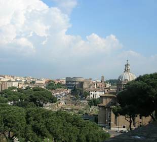 Panorama dall'altare della Patria