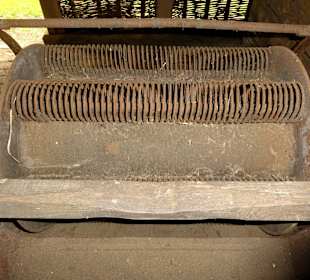 Blick in die Scheune des Moorhofes