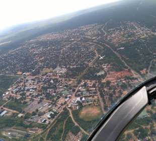 Überflug der Victoria Wasserfälle