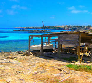 Playa de ES Pojols auf Formentera