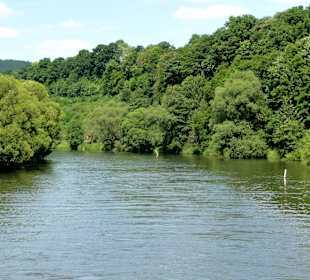 Impressionen von der Fahrt auf der Fulda