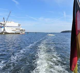 Einfahrt in die Flensburger Fördespitze