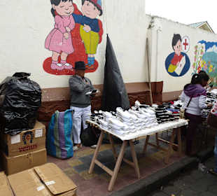 Samstag ist die ganze Stadt ein großer Markt