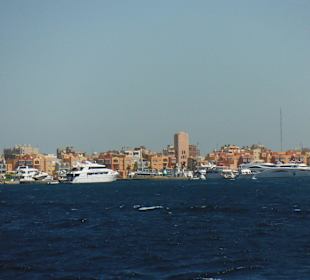 Marina vom Boot aus