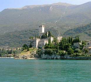 Schöne Burg von Malcesine!