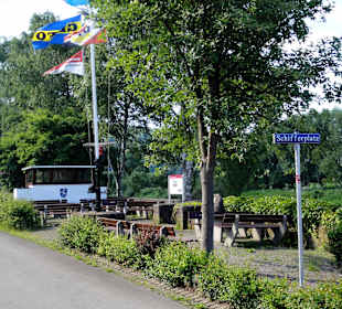 Der Schifferplatz an der Weserpromenade