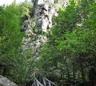 Wanderung durch die Steinachklamm
