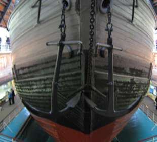 Das Originalschiff Nannsens im Museum Fram