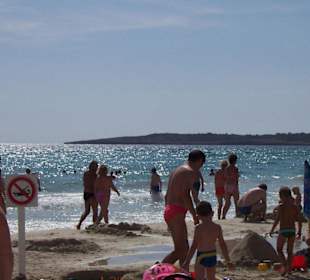 Am Strand von Cala Millor