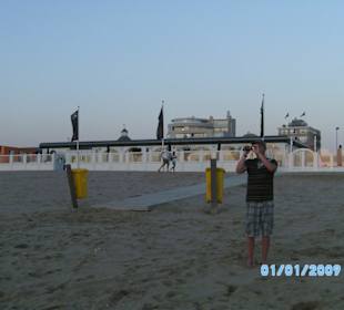 Eine der zahlreichen Strandbuden