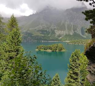 Silser See - Wanderweg Sils nach Maloja