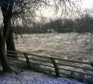 Die Niagara-Fälle im Winter