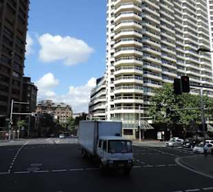 Mit dem Hop-on hop-off Bus in Sydney unterwegs