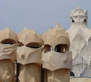 Casa Mila - auf dem Dach