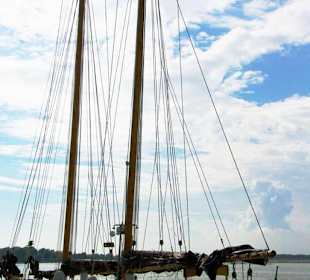 Am Ende von Bibione Yachthafengebiet