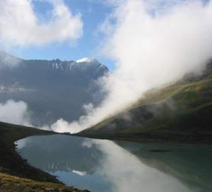 Riffelsee bei Tagesanbruch