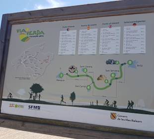 Vía Verde von Arta nach Manacor