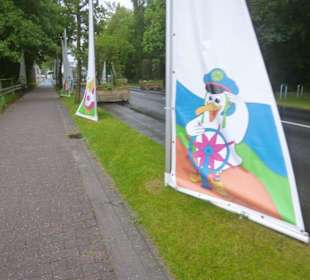 Auf dem Weg zum Eingang