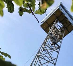 Tower with enchanting view over the lake system