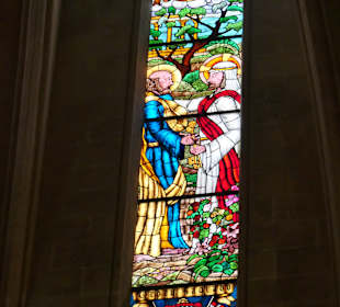 Fenster der Església de Santa María de Sineu