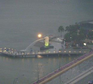  Das Wahrzeichen von Singapore „Der Merlion“