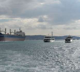 Unterwegs auf dem Bosporus