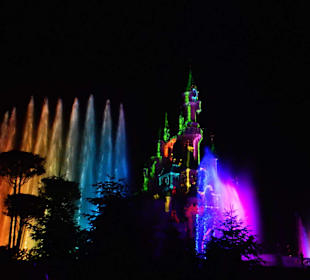 Abendshow am Schloss