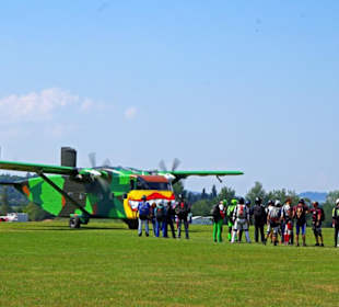 Aufstellung für den Einstieg