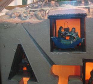 Modell des Tunnelsystems von Cu Chi.