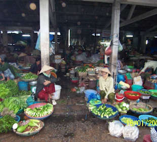 Gemüsemarkt in Duong Dong