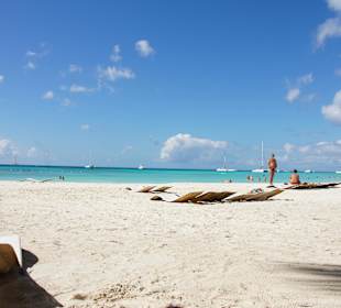 Strand vin Saona Insel