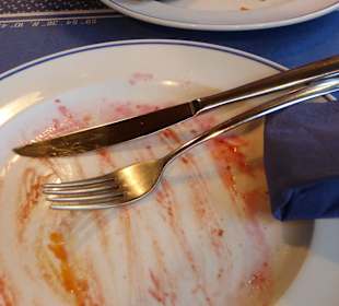 Hat  geschmeckt, aber hatten noch etwas Hunger