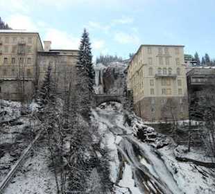 Ausblick auf Bad Gasteiner Wasserfall