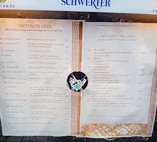 Die Speisekarte