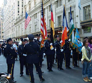 Anweisungen für die Fahnenträger
